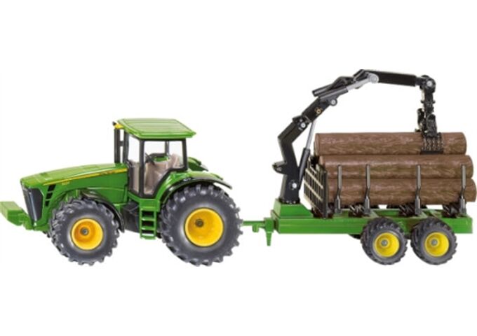 Siku Traktor Mit Forstanhänger