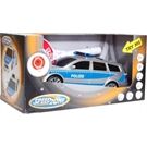 Speedzone Polizeiauto mit Polizeikelle