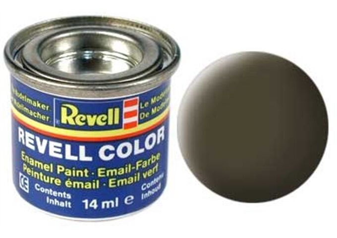 Revell Revell Enamel Schwarzgrün, Matt