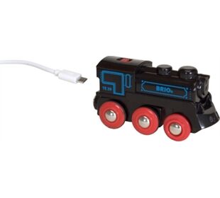 Ravensburger BRIO Schwarze Akku-Lok mit Mini-USB