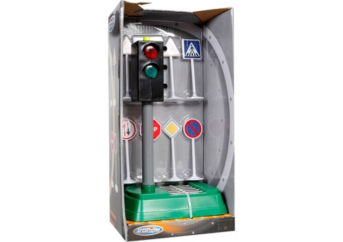 Speedzone Speed Zone Verkehrsampel mit Licht und Verkehrszei