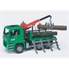 Bruder 02769 MAN Holztransport-LKW mit Ladekran