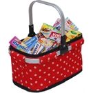 Chr, Tanner Einkaufskorb (inkl, Lebensmittelpackungen), Stoff,