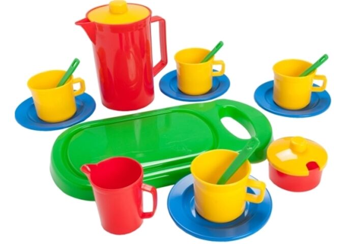 DANTOY Spiel-Kaffee-Set mit Schneidebrett