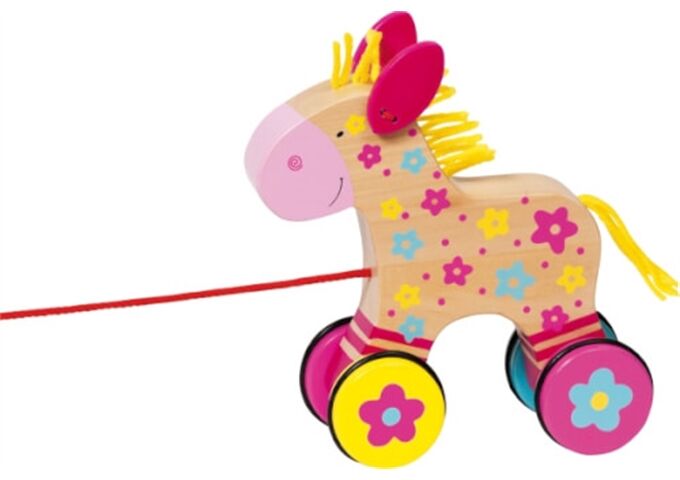 Goki Ziehtier Pferd Clahra, ca, 15x15 cm, ab 12 Monaten