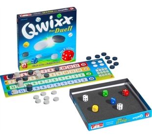 NSV Qwixx - Das Duell - Türme bauen - Steine klauen! W