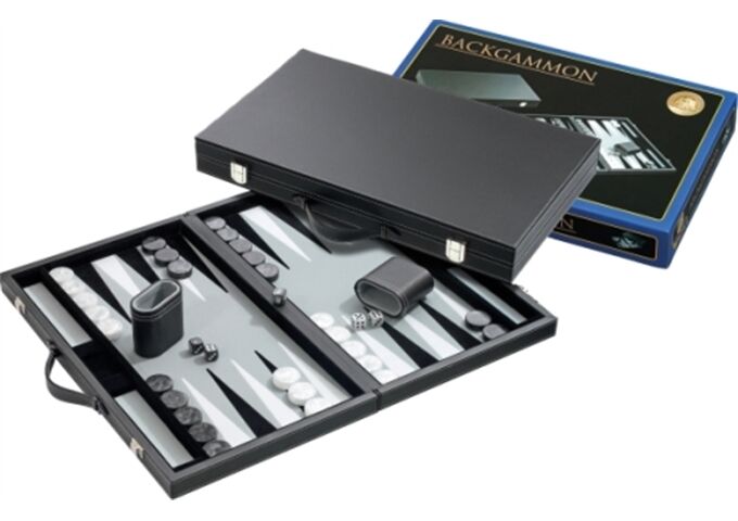 PHILOS Backgammon Kunstleder 47 x 29 cm