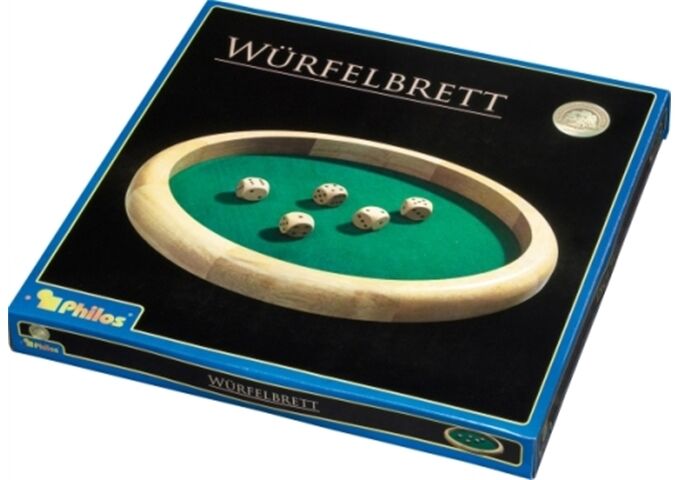PHILOS Würfelbrett, extra groß 40 cm