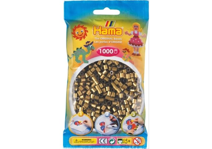 HAMA HAMA Bügelperlen Midi - Bronze 1000 Perlen,