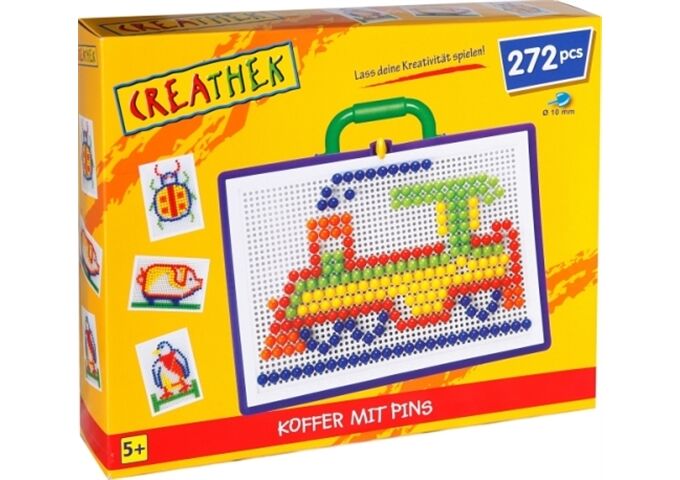 Creathek Koffer mit 272 Pins, Durchmesser 10 mm, c