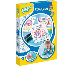 Totum Spraypens - Pustestiftbilder zum Basteln