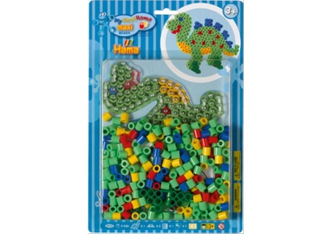 HAMA 8909 Bügelperlen Dinosaurier - Blisterset Din