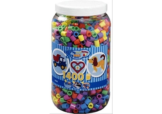 HAMA Bügelperlen Maxi - Pastell Mix 1400 Perlen (6