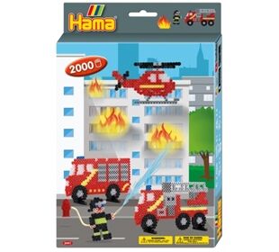HAMA Bügelperlen Geschenkpackung Feuerwehr 2,000 S