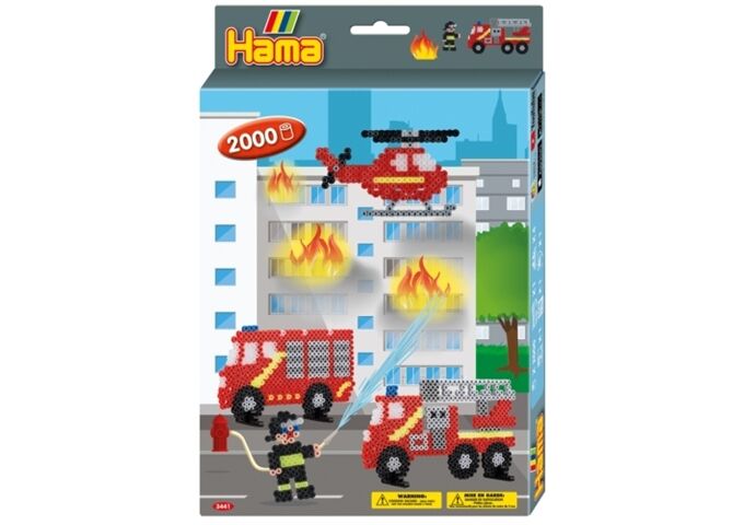 HAMA Bügelperlen Geschenkpackung Feuerwehr 2,000 S