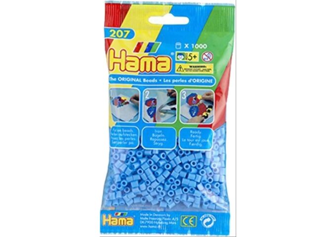 HAMA HAMA Bügelperlen Midi - Pastell Blau 1000 P