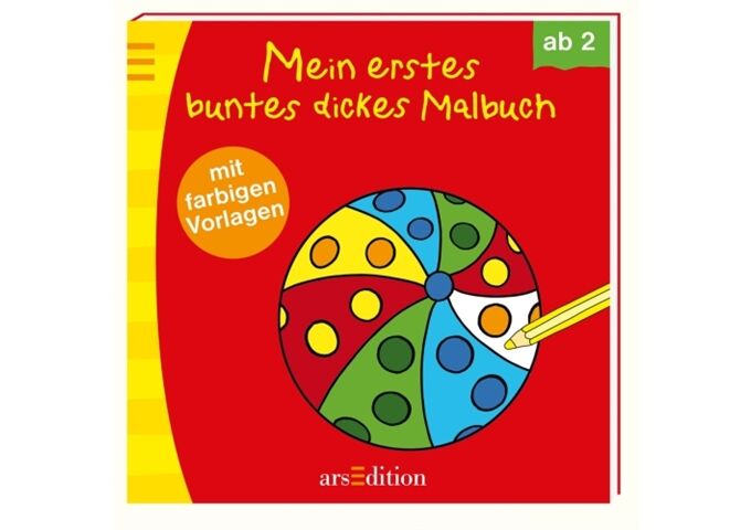 arsEdition Mein erstes buntes dickes Malbuch