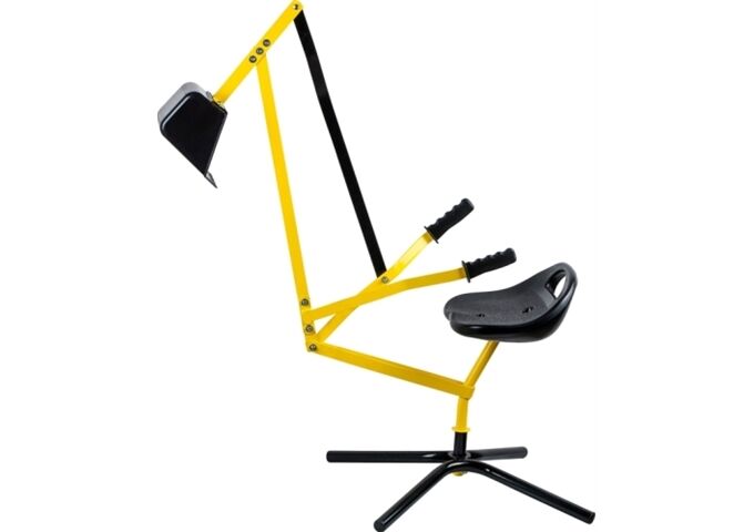 Outdoor active Metall Schaufelbagger, gelb und sch