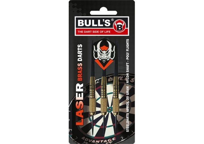 Bull's 3 Steeldart Laser Brass Darts 20 g