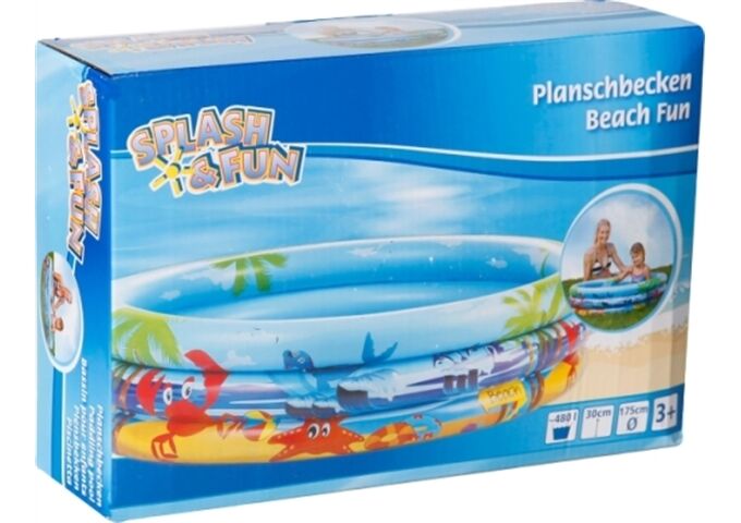 Splash & Fun Planschbecken Beach Fun # 175 cm