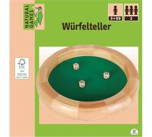 Natural Games NG Würfelteller Ø30cm