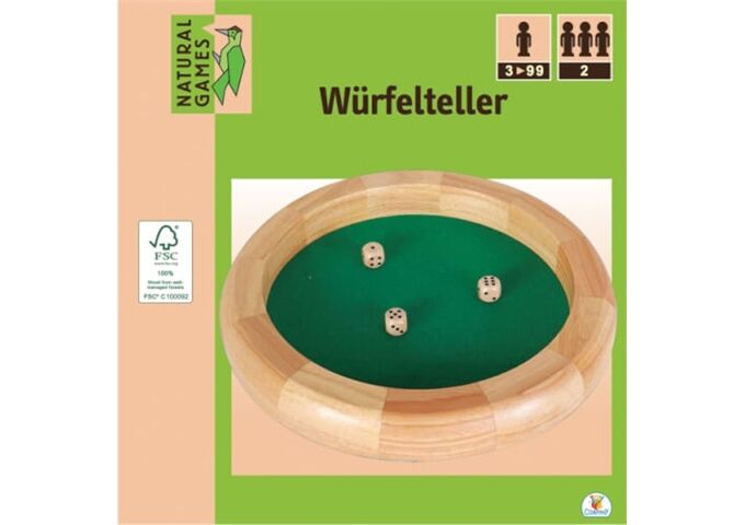 Natural Games NG Würfelteller Ø30cm