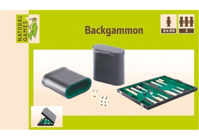 Natural Games NG Backgammon Kunstleder 47x37cm