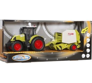 Speedzone SZ Traktor m.Rundballenpresse,L&S,F