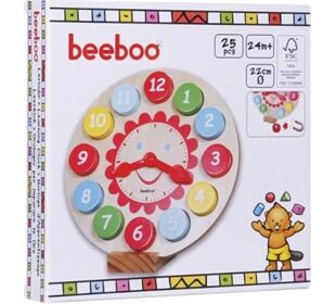 beeboo SMH Holz Lernuhr
