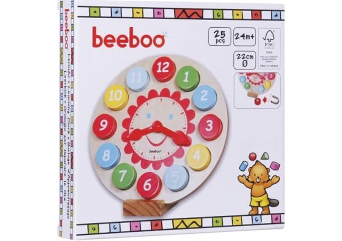 beeboo SMH Holz Lernuhr