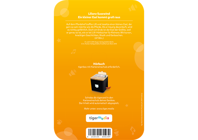tigerbox tigercard - Liliane Susewind - Ein kleiner Esel ko