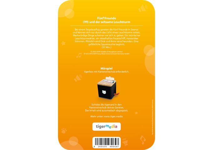 tigerbox tigercard - Fünf Freunde - und der seltsame Leucht