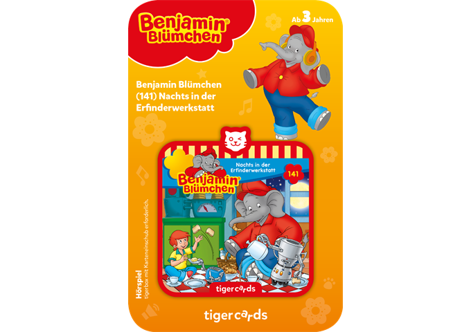 tigerbox tigercard - Benjamin Blümchen - Nachts in der Erfi