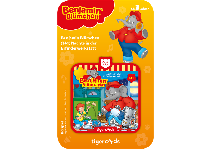 tigerbox tigercard - Benjamin Blümchen - Nachts in der Erfi