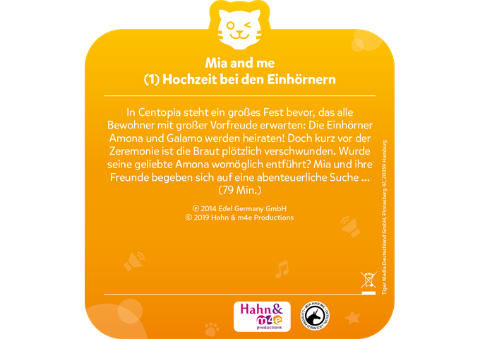 tigerbox tigercard - Mia and Me - Hochzeit bei den Einhörne