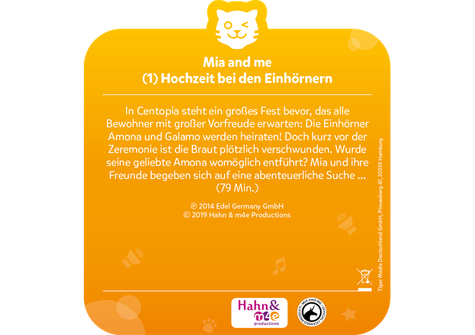tigerbox tigercard - Mia and Me - Hochzeit bei den Einhörne