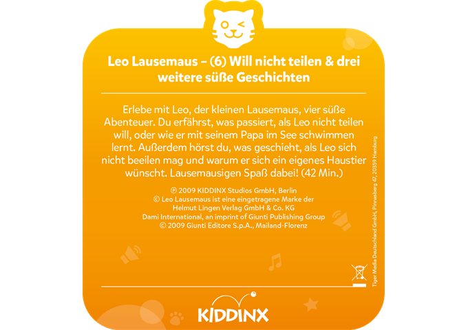 tigerbox tigercard - Leo Lausemaus - Will nicht teilen