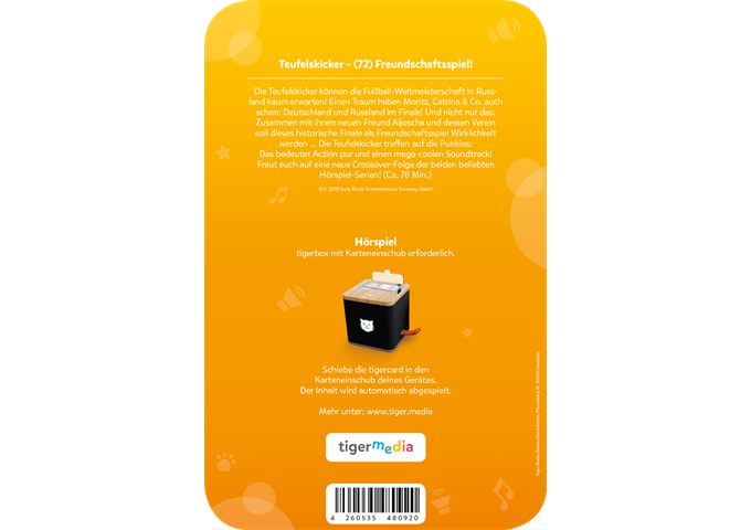 tigerbox tigercard - Teufelskicker - Freundschaftsspiel