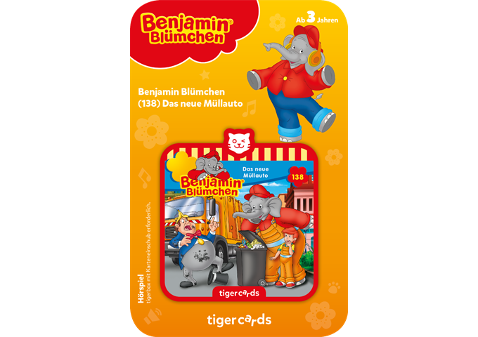 tigerbox tigercard - Benjamin Blümchen - Das neue Müllauto