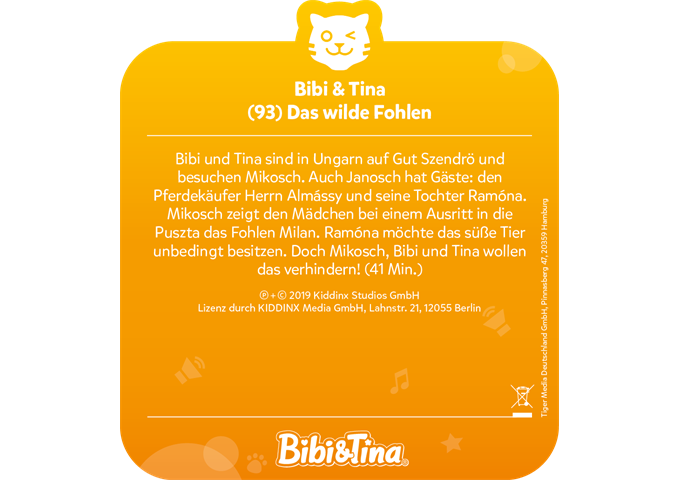 tigerbox tigercard - Bibi & Tina - Das wilde Fohlen