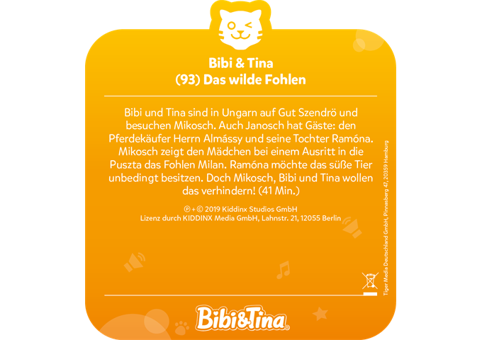 tigerbox tigercard - Bibi & Tina - Das wilde Fohlen