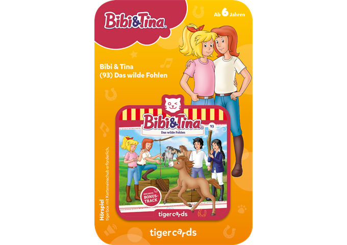 tigerbox tigercard - Bibi & Tina - Das wilde Fohlen