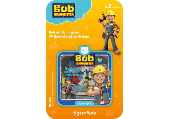 tigerbox tigercard - Bob der Baumeister - Buddel der Elefan