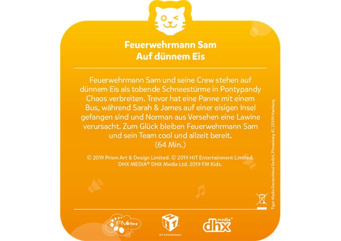 tigerbox tigercard - Feuerwehrmann Sam - Auf dünnem Eis