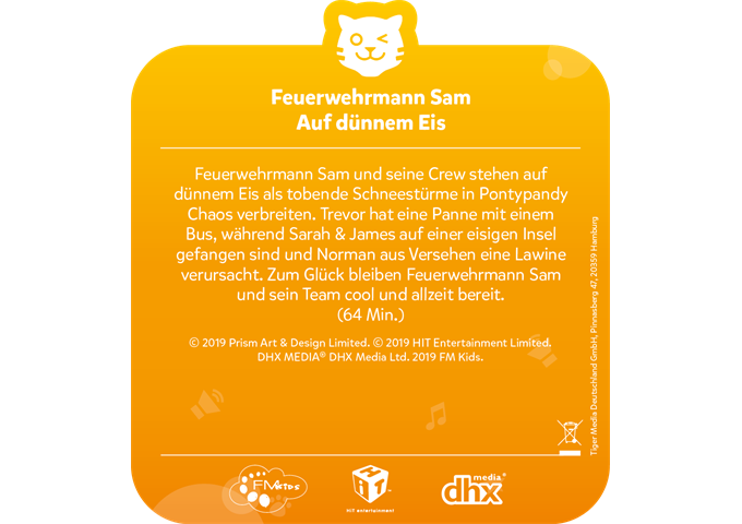 tigerbox tigercard - Feuerwehrmann Sam - Auf dünnem Eis