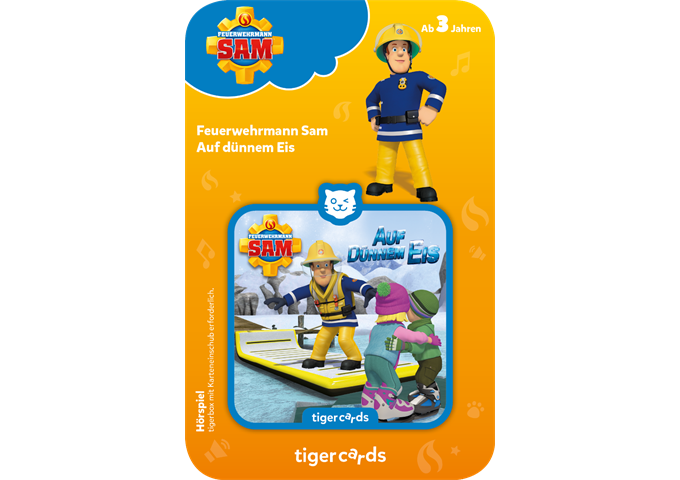 tigerbox tigercard - Feuerwehrmann Sam - Auf dünnem Eis