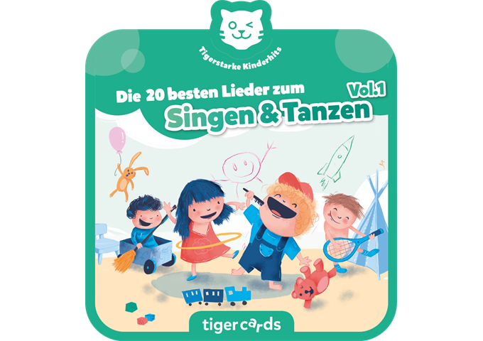 tigerbox tigercard - Die 20 besten Lieder zum Singen & Tanz