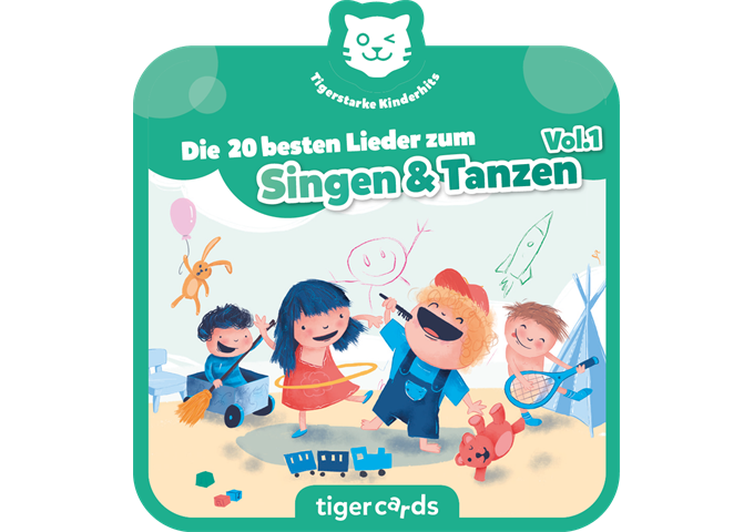 tigerbox tigercard - Die 20 besten Lieder zum Singen & Tanz