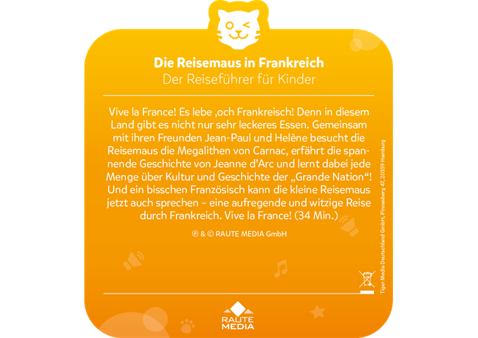 tigerbox tigercard - Die Reisemaus in Frankreich