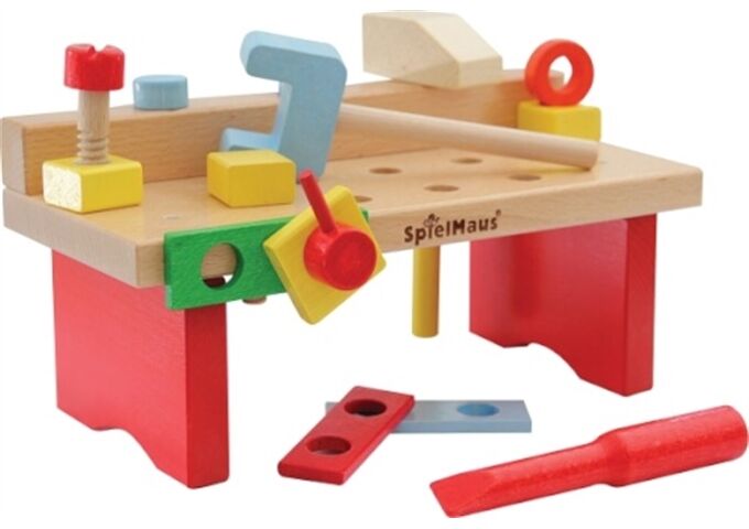 Spielmaus SMH Werkbank 15tlg. 29x14x13cm
